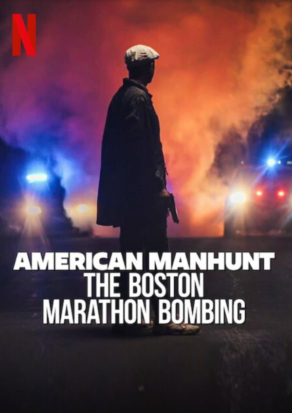 Key art for American Manhunt, The Boston Marathon Bombing.