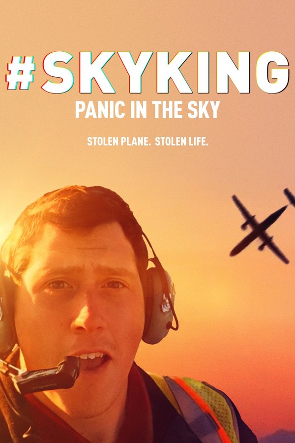 Key art for #SKYKING, Panic in the Sky.