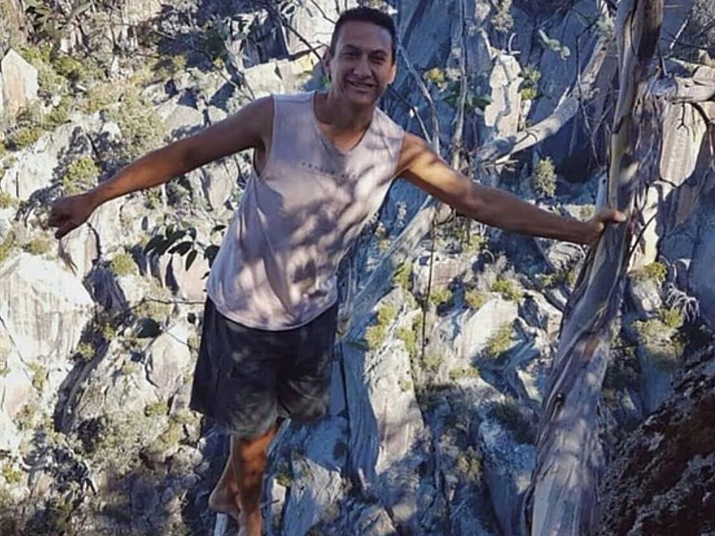 Dezi Freeman in the granite high country, years before the manhunt.